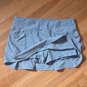 Lululemon Pace Rival Skirt/Skort Blue Chill Size 6